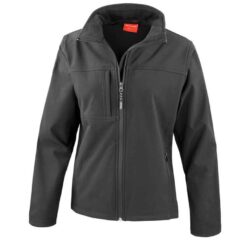 Result Ladies Classic Soft Shell Jacket - Black, XXL18