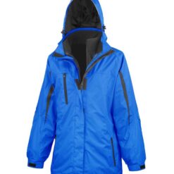 Result Ladies Journey 3-in-1 Jacket with Soft Shell Inner - Royal Blue/Black, 3XL/20