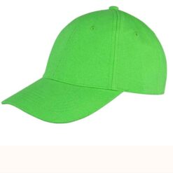 Result Memphis Brushed Cotton Cap - Lime Green