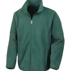 Result Osaka Combed Pile Soft Shell Jacket - Forest Green, 3XL