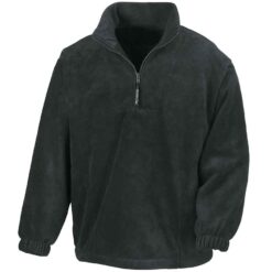 Result Polartherm™ Zip Neck Fleece - Black, 3XL