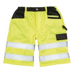 Result Safe-Guard Hi-Vis Cargo Shorts - Fluorescent Yellow, 4XL