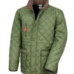 Result Urban Cheltenham Gold Jacket - Olive Green, 3XL