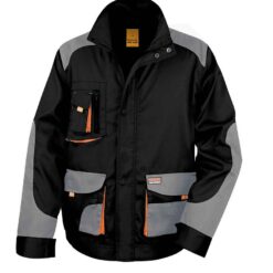 Result Work-Guard Lite Jacket - Black/Grey, 4XL