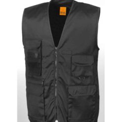 Result Work-Guard Safari Waistcoat - Black, XXL