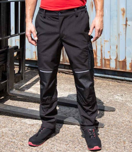 Result Work-Guard Slim Fit Soft Shell Trousers