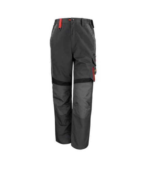 Result Work-Guard Technical Trousers - Grey/Black, 5XL