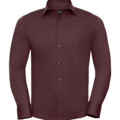 Russell Collection Long Sleeve Easy Care Fitted Shirt