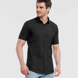 Russell Collection Ultimate Short Sleeve Stretch Shirt
