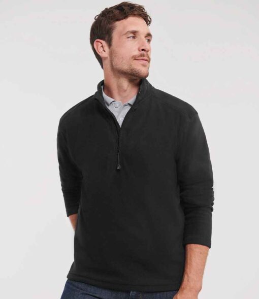 Russell Zip Neck Micro Fleece