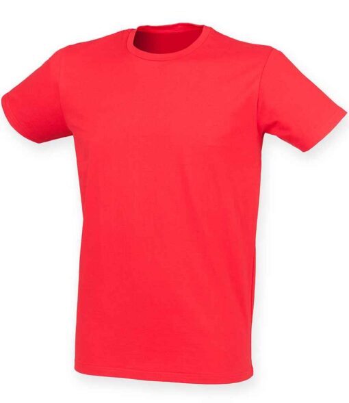 SF Clothing Feel Good Stretch T-Shirt - Bright Red, XXL