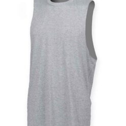 SF Clothing High Neck Vest - Heather Grey, XXL