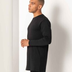SF Men Long Sleeve Longline T-Shirt