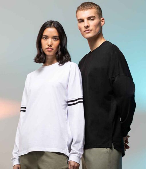 Unisex Drop Shoulder Slogan Tops