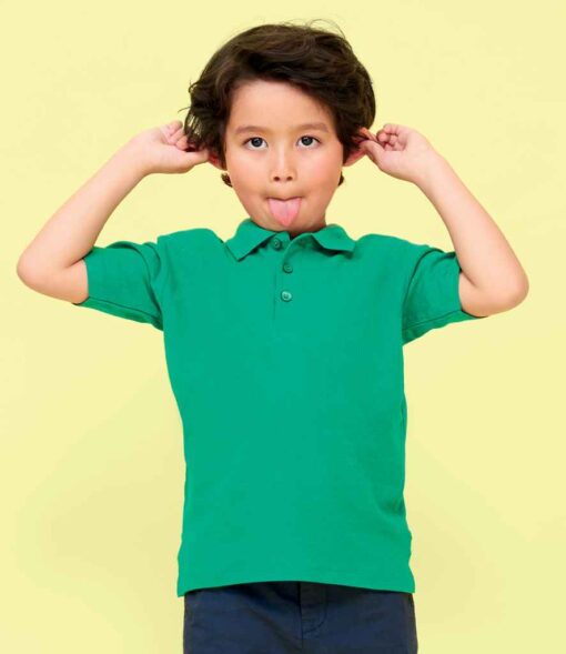 SOL'S Kids Summer II Cotton Piqué Polo Shirt