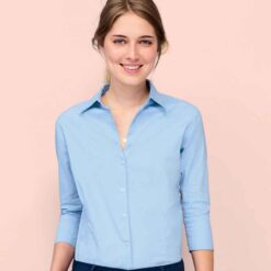 SOL'S Ladies Effect 3/4 Sleeve Fitted Shirt