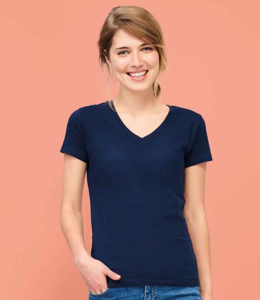 SOL'S Ladies Imperial V Neck T-Shirt