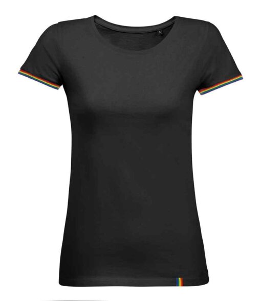 SOL'S Ladies Rainbow T-Shirt