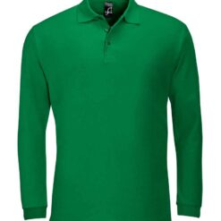 SOL'S Winter II Long Sleeve Cotton Piqué Polo Shirt