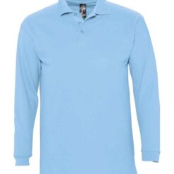SOL'S Winter II Long Sleeve Cotton Piqué Polo Shirt