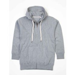 Superstar by Mantis Full Zip Hoodie - Heather Grey, XXL