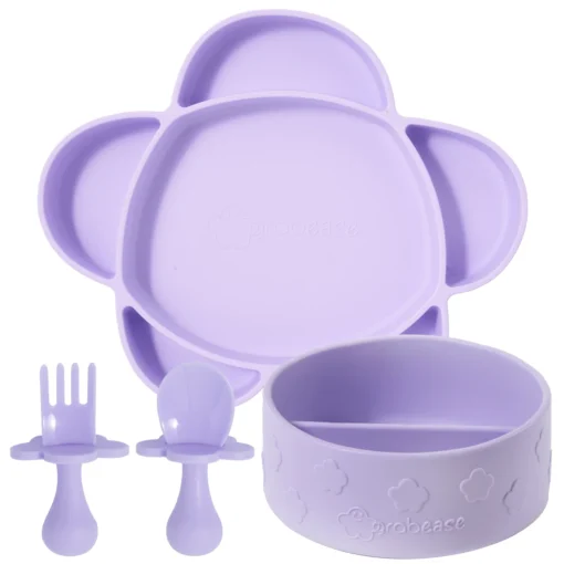 grabease - 4-Piece Self-Feeding Set - Lavender 1