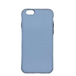 iPhone 6/6S - Black Inner & White Carbon Mobile Case with Screen Protector
