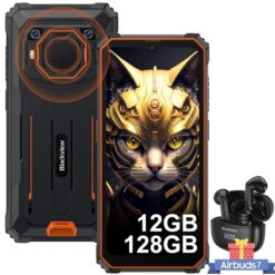BLACKVIEW BV6200 Pro Mobile Phone Robuste + Airbuds 7 - Orange