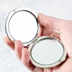 Personalised Any Message Compact Mirror