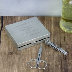 Personalised Any Message Manicure Set