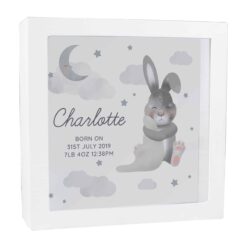 Personalised Baby Bunny Memory Keepsake Box