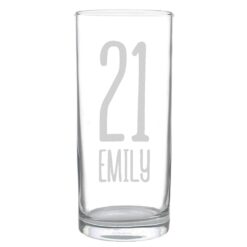 Personalised Big Age Hi-Ball Glass