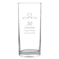 Personalised Birthday Craft Hi Ball Glass