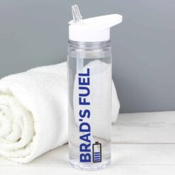 Personalised Blue Fuel Island Water Bottle