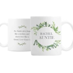 Personalised Botanical Mug