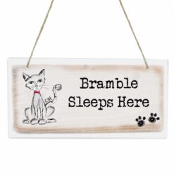 Personalised Cat Wooden Sign