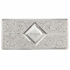 Personalised Classic Antique Silver Plated Jewellery Box