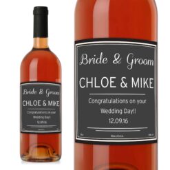 Personalised Classic Rose Wine