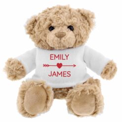 Personalised Couple In Love Teddy Bear