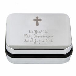 Personalised Cross Necklace and Box