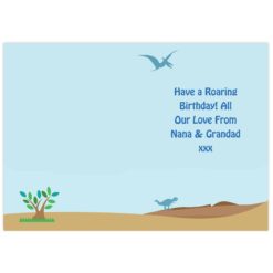 Personalised Dinosaur Card