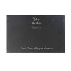Personalised Family Slate Placemat