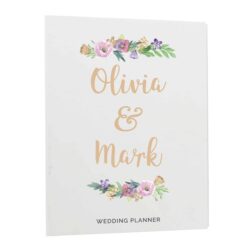 Personalised Floral Watercolour Wedding Planner