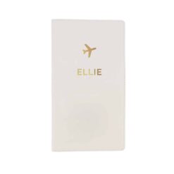 Personalised Gold Name Travel Document Holder