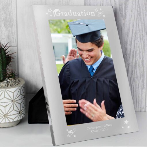 Personalised Graduation 5x7 Silver Photo Frame
