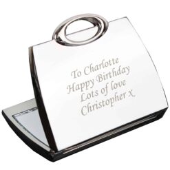 Personalised Handbag Compact Mirror