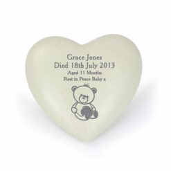 Personalised Heart Memorial