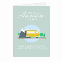 Personalised Leaving, Retirement, Adventure Card