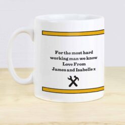 Personalised Man At Work Mug