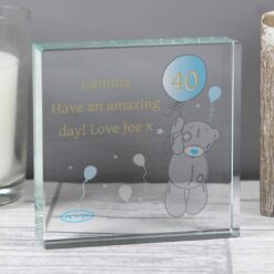Personalised Me To You Balloon Large Crystal Token
